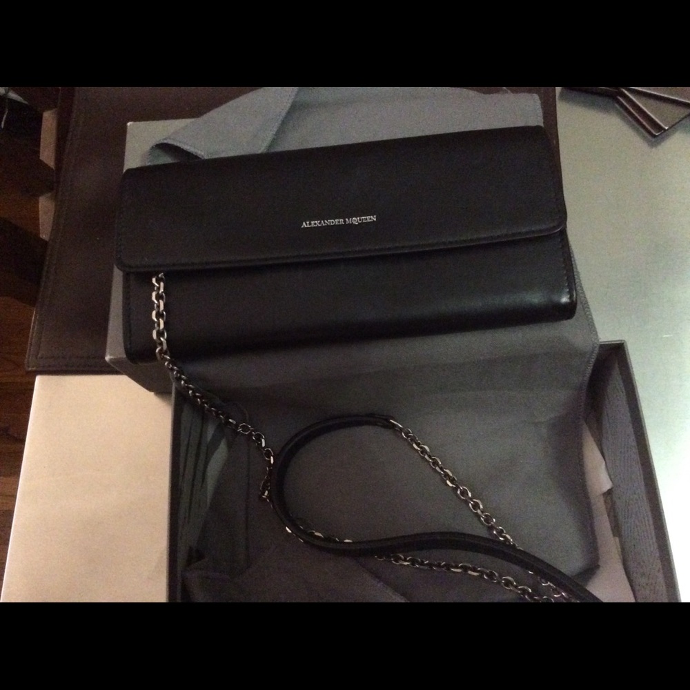 Alexander McQueen chain wallet